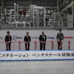 グリーンイノベーション基金事業におけるSOECメタネーションのベンチスケール試験施設の竣工式