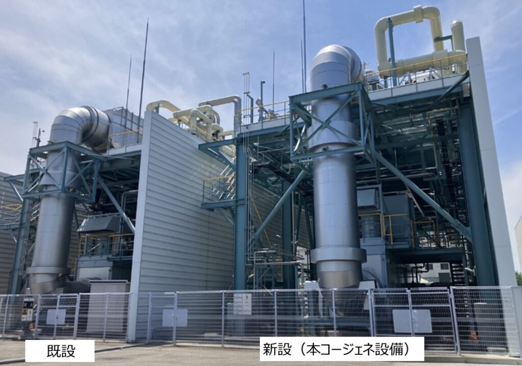 本コージェネ設備完成写真