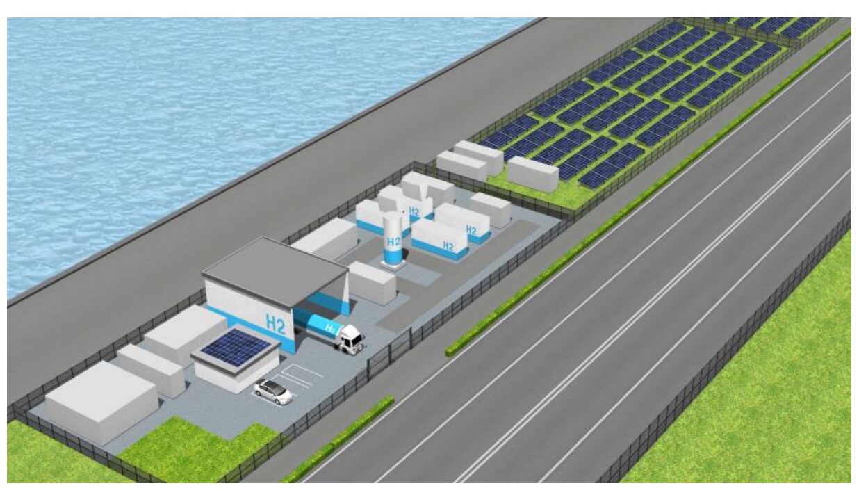 中央防波堤外側埋立処分場におけるグリーン水 素製造施設の整備プロジェクト