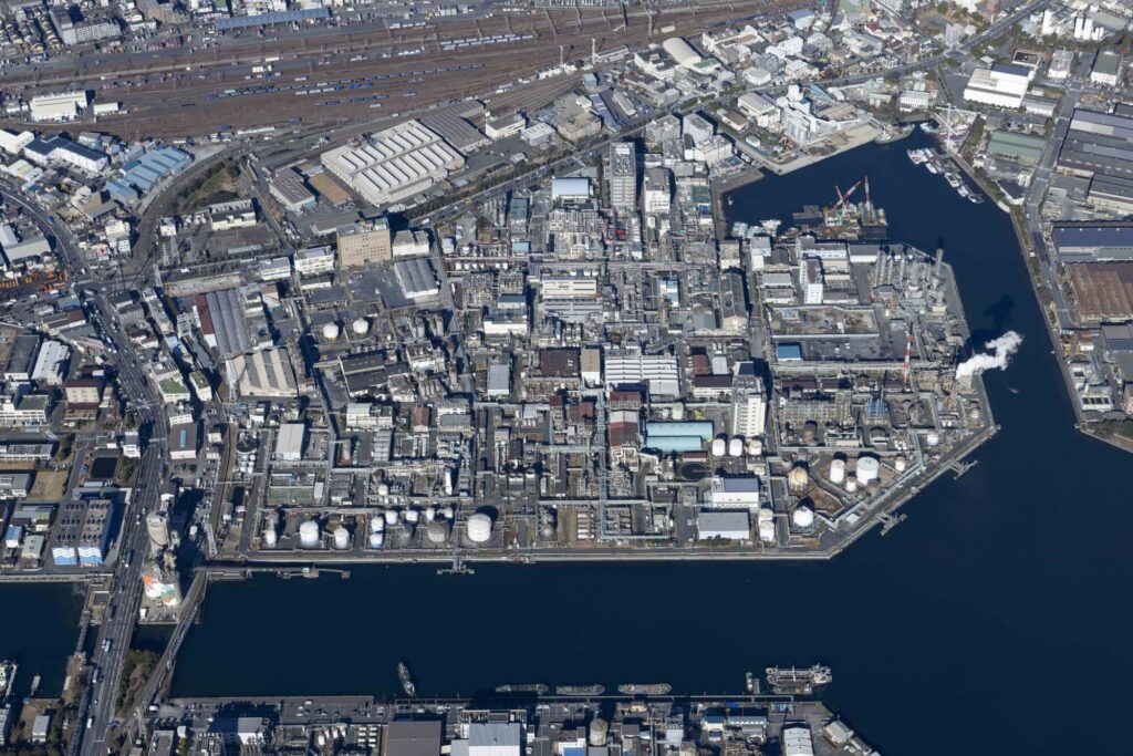 旭化成 川崎製造所 航空写真