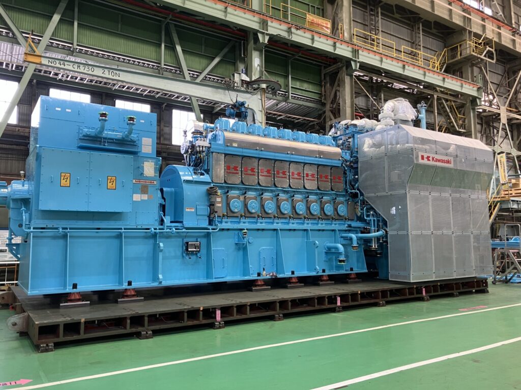 図3　川崎重工製エンジンの外観