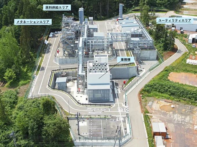 試験設備の空撮写真(2025年6月時点)