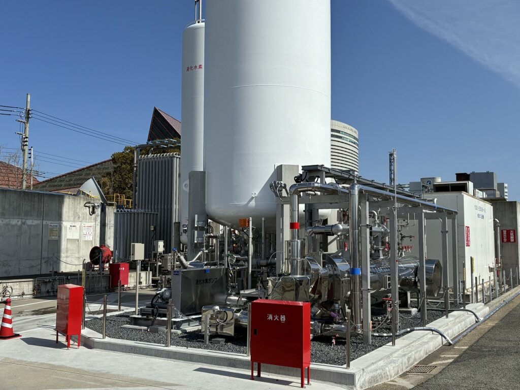 実証設備（神戸市ポートアイランド地区内神戸水素エネルギーセンター）