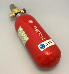 JFEコンテイナーの1.1Ｌ水素高圧複合容器