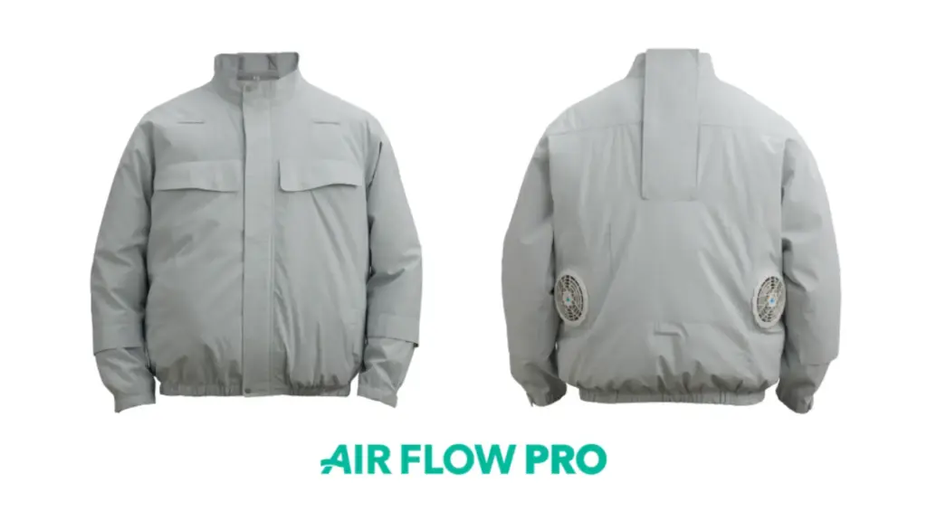 防爆ファン付きウェア「AIR FLOW PRO」