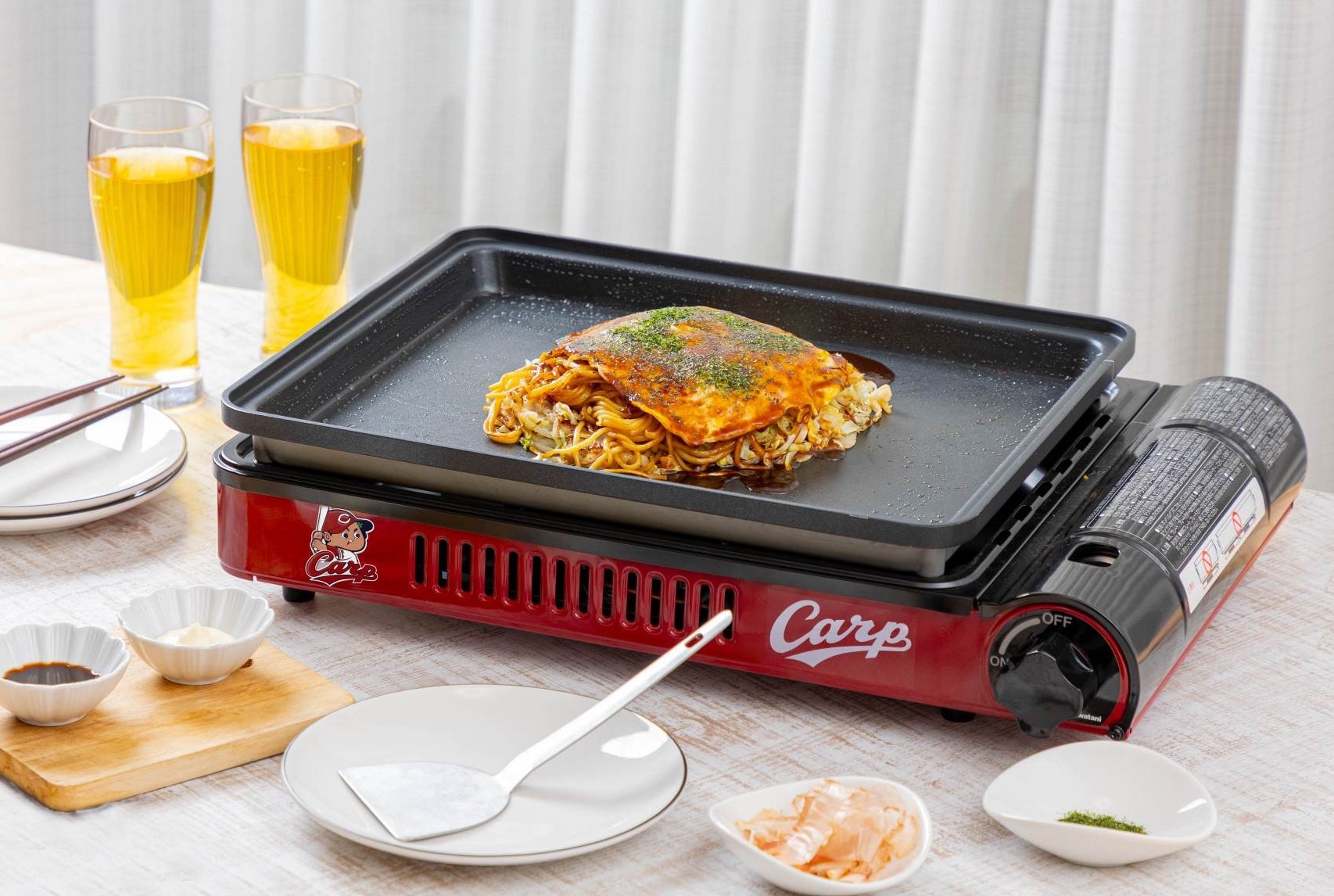 カセットガスホットプレート“焼き上手さんCarp”」を数量限定で
