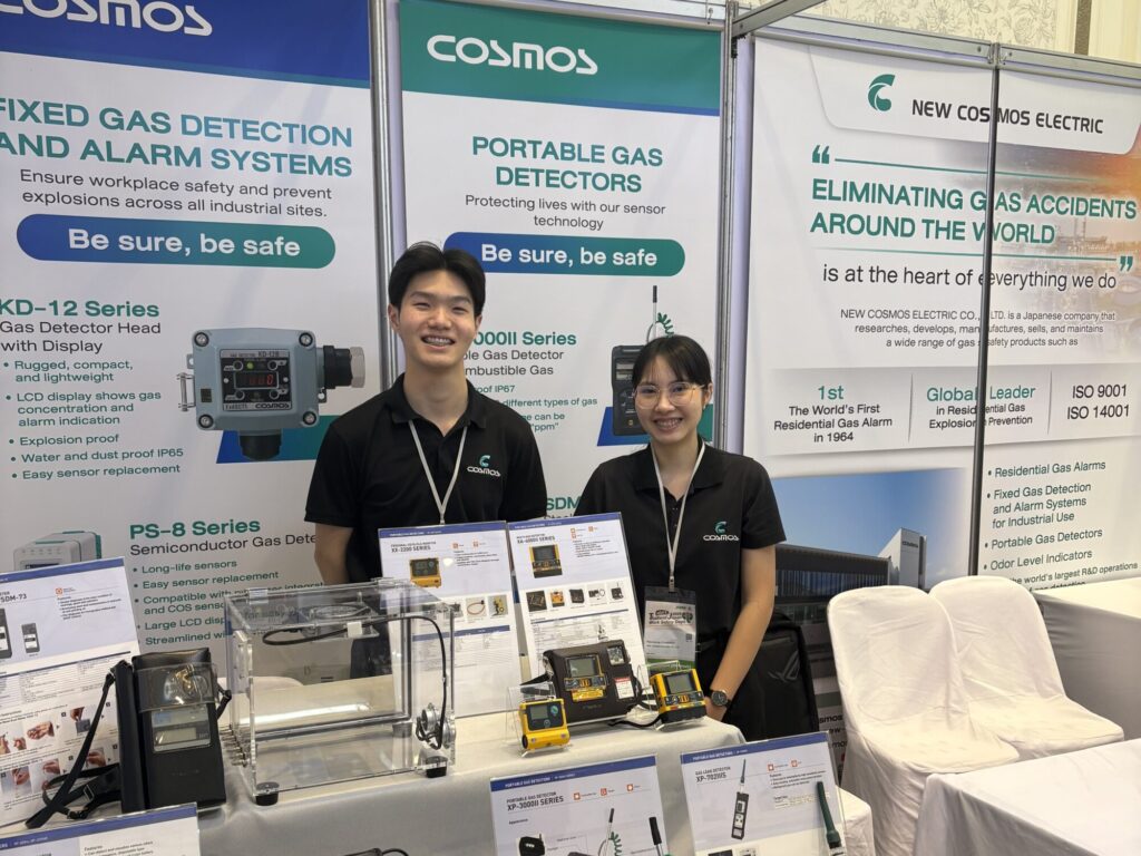 新コスモス電機の企業ブース